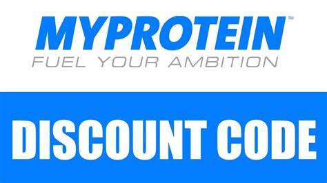 exclusive myprotein discount code.